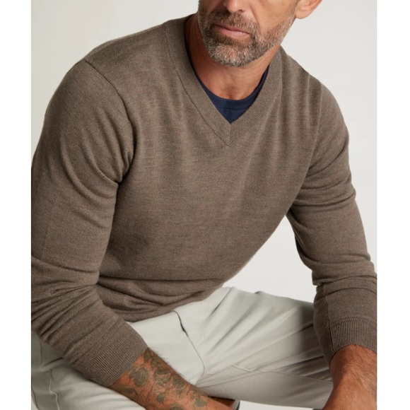 BARKERS' Skyland ZQrx Merino Vee Sweater. 100% Merino Wool, New Zealand Brand. - Picture 2 of 8